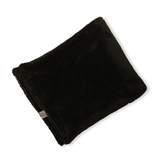 Teddy Bear Forest Black Dog Blanket by Soho Poms