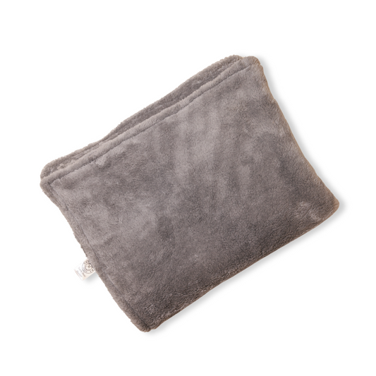 Teddy Bear Grey Dog Blanket by Soho Poms