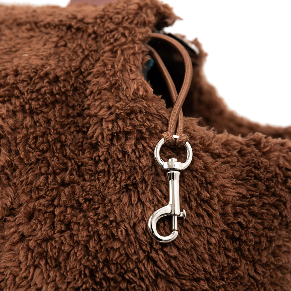 Soho Poms Carnaby Teddy Bear Carrier - Cocoa Bean