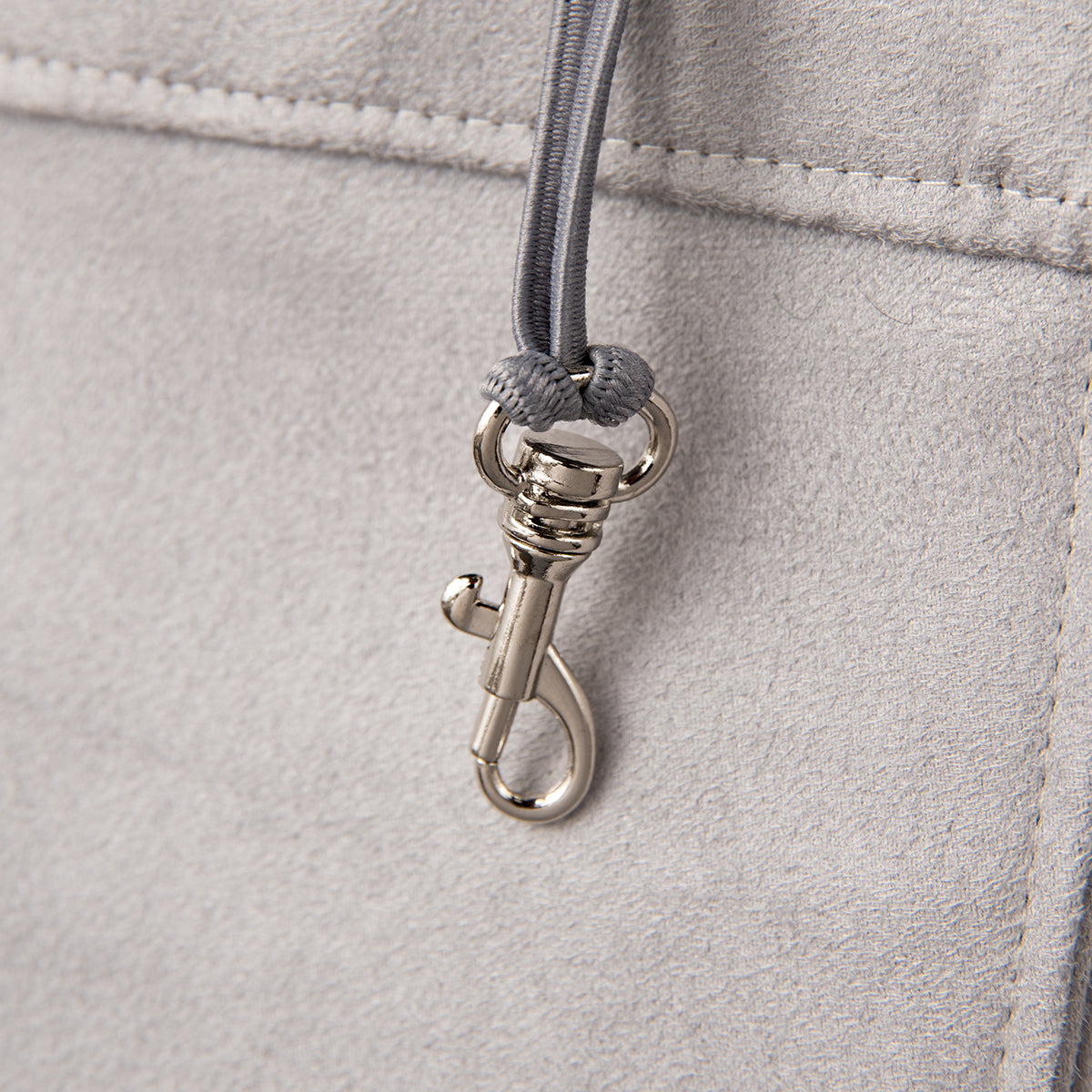 Soho Poms Grey Suede Camden Bear Dog Carrier - ideal for dogs and cats