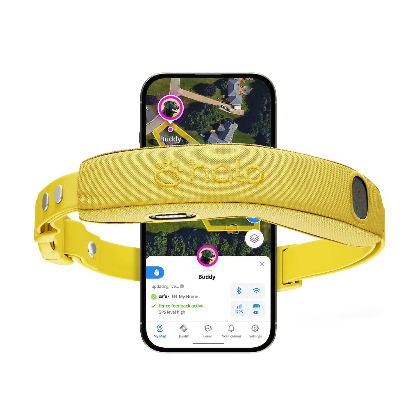 Halo Collar 5 GPS Dog Fence & Waterproof Collar – Real-Time Tracking & Adjustable Fit