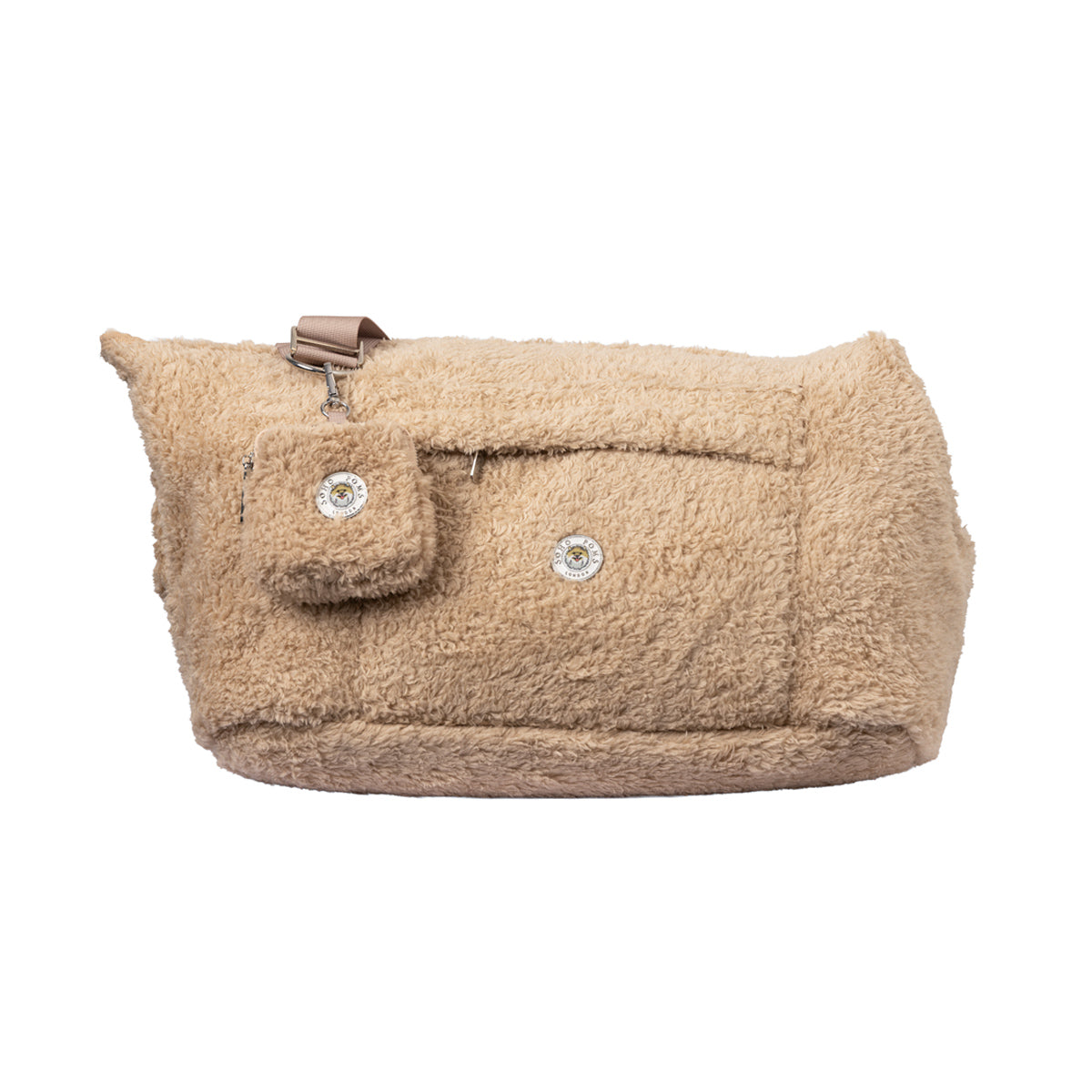 Soho Poms Carnaby Teddy Bear Carrier - Vanilla Cream
